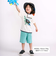 【接触冷感】もぐもぐ恐竜モチーフTシャツ(80~130cm)
