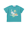 【水にぬれると色が変わる！？】恐竜水遊びプリントTシャツ(80~130cm)