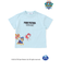 【パウ・パトロール×SLAPSLIP】無地ボーダーぐるっとキャラクタープリントTシャツ(90~130cm)