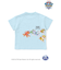 【パウ・パトロール×SLAPSLIP】無地ボーダーぐるっとキャラクタープリントTシャツ(90~130cm)