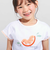 立体オレンジモチーフフリンジ半袖Tシャツ(90~150cm)