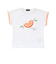 立体オレンジモチーフフリンジ半袖Tシャツ(90~150cm)