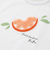 立体オレンジモチーフフリンジ半袖Tシャツ(90~150cm)