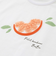 立体オレンジモチーフフリンジ半袖Tシャツ(90~150cm)