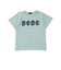 ストライプテープロゴバックネームスラブ天竺半袖Tシャツ(90~150cm)