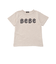ストライプテープロゴバックネームスラブ天竺半袖Tシャツ(90~150cm)