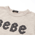 ストライプテープロゴバックネームスラブ天竺半袖Tシャツ(90~150cm)