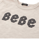 ストライプテープロゴバックネームスラブ天竺半袖Tシャツ(90~150cm)