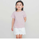 【日本製】【お揃い】リボンラインストーンの半袖Tシャツ(90~140cm)