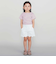 【日本製】【お揃い】リボンラインストーンの半袖Tシャツ(90~140cm)