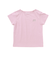 【日本製】【お揃い】リボンラインストーンの半袖Tシャツ(90~140cm)