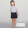 【日本製】【お揃い】リボンラインストーンの半袖Tシャツ(90~140cm)