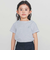 【日本製】【お揃い】リボンラインストーンの半袖Tシャツ(90~140cm)