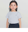 【日本製】【お揃い】リボンラインストーンの半袖Tシャツ(90~140cm)