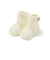 折り返しクマ刺しゅうソックス(8~13cm)