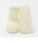 折り返しクマ刺しゅうソックス(8~13cm)