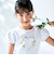 クロンドフルール天竺フリルパフスリーブTシャツ(90~150cm)