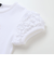 クロンドフルール天竺フリルパフスリーブTシャツ(90~150cm)