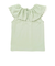 スカラップレースフリルカラー天竺ノースリーブTシャツ(90~150cm)