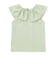 スカラップレースフリルカラー天竺ノースリーブTシャツ(90~150cm)