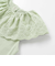 スカラップレースフリルカラー天竺ノースリーブTシャツ(90~150cm)