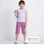 スカラップレースフリルカラー天竺ノースリーブTシャツ(90~150cm)