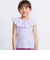 スカラップレースフリルカラー天竺ノースリーブTシャツ(90~150cm)