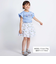 ちょうちょモチーフFLEURロゴ天竺フリル袖Tシャツ(90~160cm)
