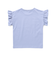 ちょうちょモチーフFLEURロゴ天竺フリル袖Tシャツ(90~160cm)