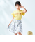 ちょうちょモチーフFLEURロゴ天竺フリル袖Tシャツ(90~160cm)