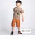 双眼鏡立体ラバープリント天竺半袖Tシャツ(90~140cm)