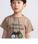 双眼鏡立体ラバープリント天竺半袖Tシャツ(90~140cm)