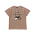 双眼鏡立体ラバープリント天竺半袖Tシャツ(90~140cm)