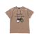 双眼鏡立体ラバープリント天竺半袖Tシャツ(90~140cm)