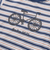 自転車プリントマルチボーダー天竺半袖Tシャツ(90~160cm)