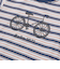 自転車プリントマルチボーダー天竺半袖Tシャツ(90~160cm)