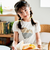 天竺ハートプリント半袖Tシャツ(80~130cm)