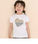 天竺ハートプリント半袖Tシャツ(80~130cm)
