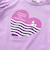 天竺ハートプリント半袖Tシャツ(80~130cm)