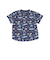 【吸汗速乾】ビーチ海総柄半袖Tシャツ(80~130cm)