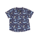 【吸汗速乾】ビーチ海総柄半袖Tシャツ(80~130cm)