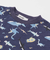 【吸汗速乾】ビーチ海総柄半袖Tシャツ(80~130cm)