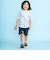 【吸汗速乾】ビーチ海総柄半袖Tシャツ(80~130cm)