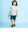 【吸汗速乾】ビーチ海総柄半袖Tシャツ(80~130cm)