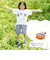 【吸汗速乾】チェックダンガリー色々ワッペン付きポケット半袖Tシャツ(80~130cm)