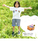 【吸汗速乾】チェックダンガリー色々ワッペン付きポケット半袖Tシャツ(80~130cm)