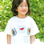 【吸汗速乾】チェックダンガリー色々ワッペン付きポケット半袖Tシャツ(80~130cm)