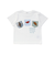 【吸汗速乾】チェックダンガリー色々ワッペン付きポケット半袖Tシャツ(80~130cm)