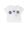 【吸汗速乾】チェックダンガリー色々ワッペン付きポケット半袖Tシャツ(80~130cm)