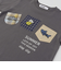 【吸汗速乾】チェックダンガリー色々ワッペン付きポケット半袖Tシャツ(80~130cm)